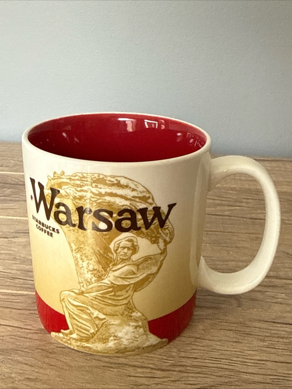 Starbucks Warsaw 2010 Collector Series Mug 16 Oz Stoneware Coffee Mug